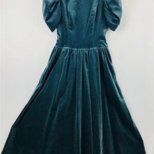 Laura Ashley Teal Maxi Dress